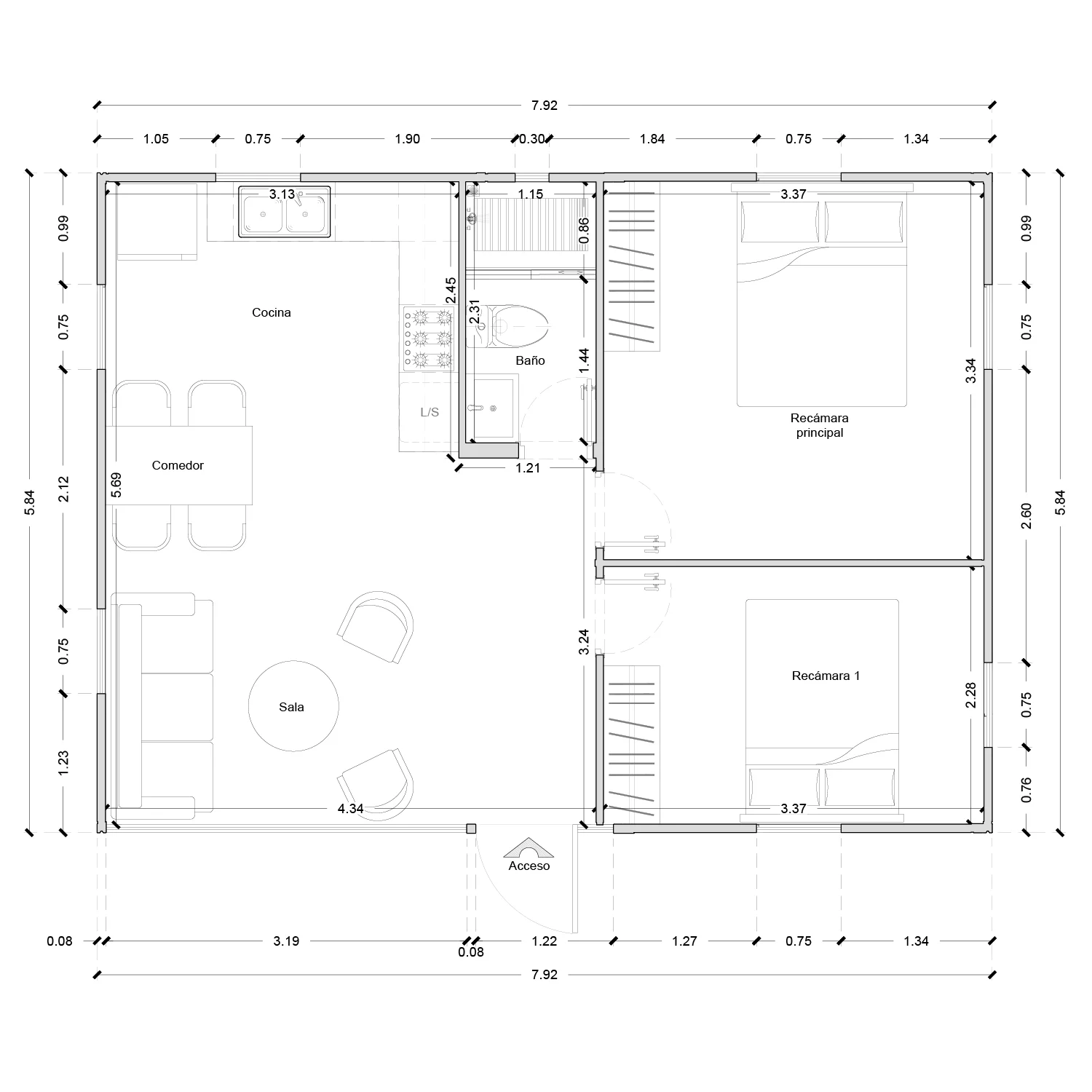 Plano del modelo Esencial+